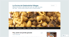 Desktop Screenshot of lacocinadecatalumbrita.com